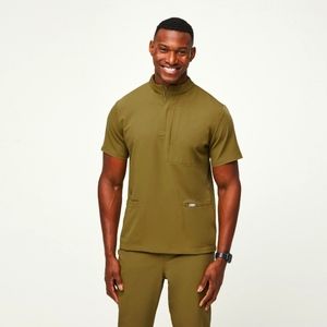 Figs Mens Rome Scrub Top Size M